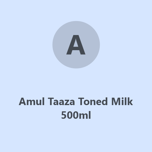 Amul Taaza Toned Milk 500ml