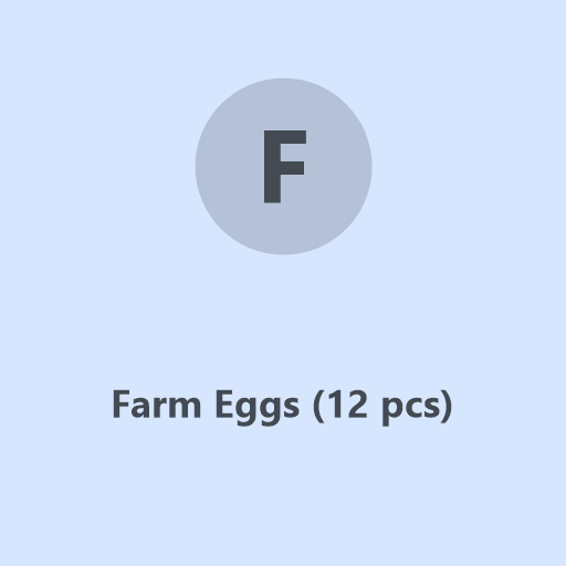 Farm Eggs (12 pcs)