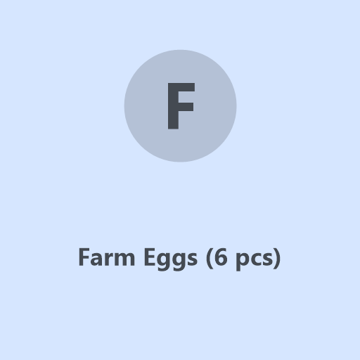 Farm Eggs (6 pcs)