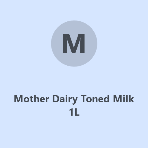 Mother Dairy Toned Milk 1L