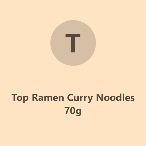 Top Ramen Curry Noodles 70g
