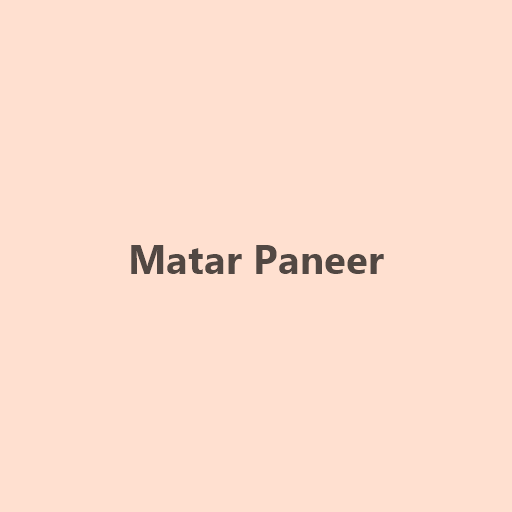 Matar Paneer