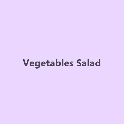 Vegetables Salad